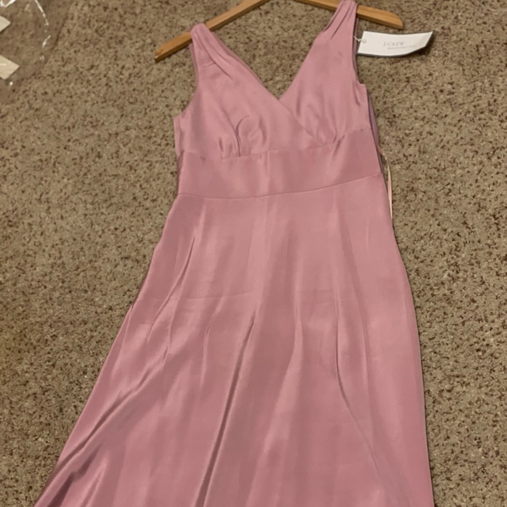 J. Crew satin dress NWT